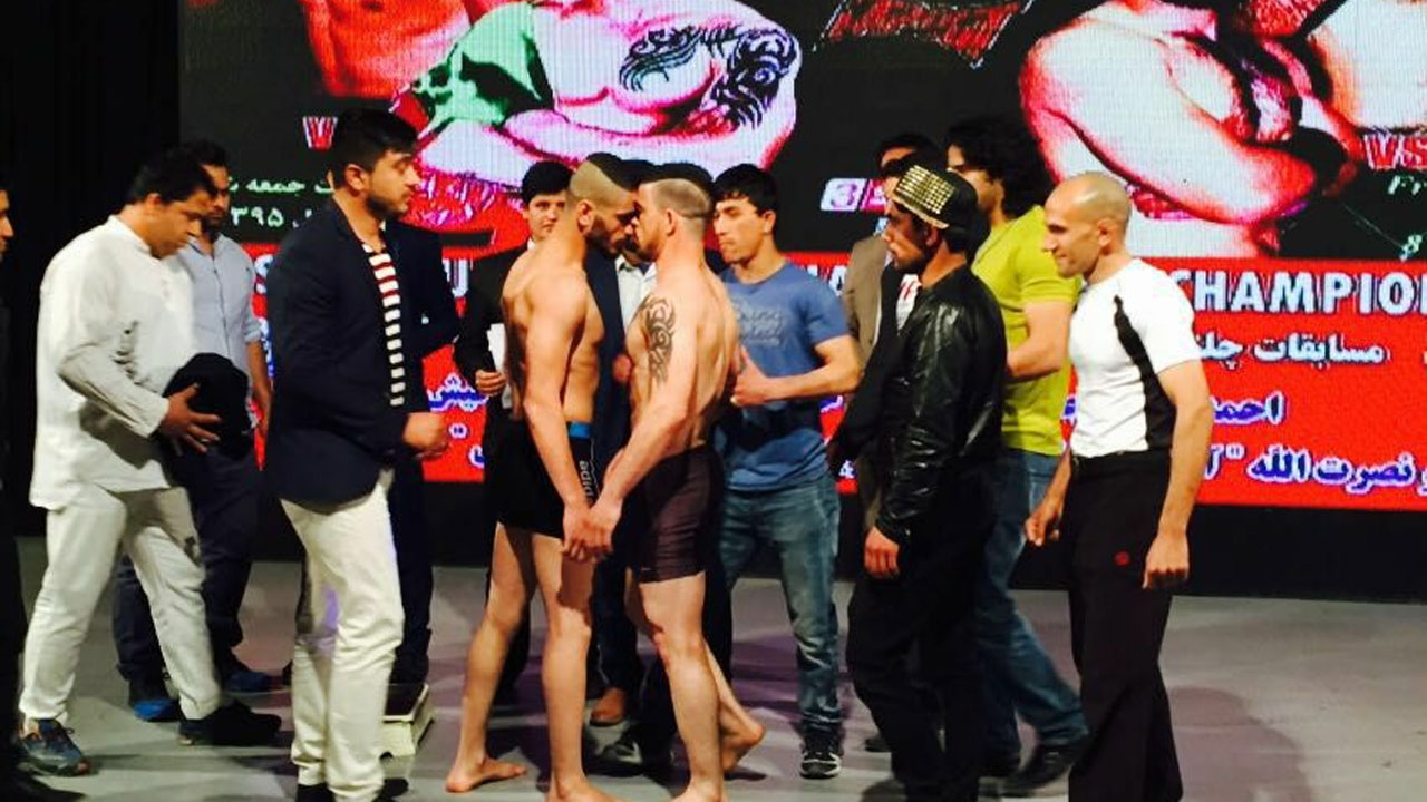 Weigh-in Nasratullah Akhondzada vs Daryush Kheradmand